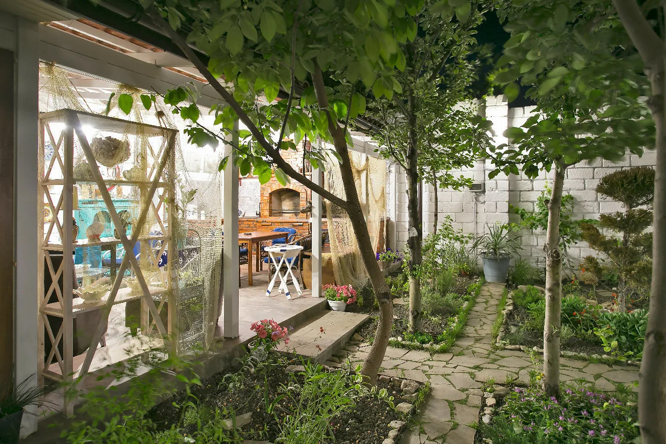 最舒服简单的农家小院,自建房三开间农家小院布局