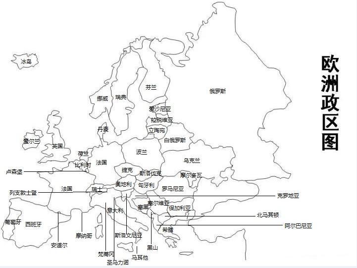 欧洲富裕国家,欧洲友好国家