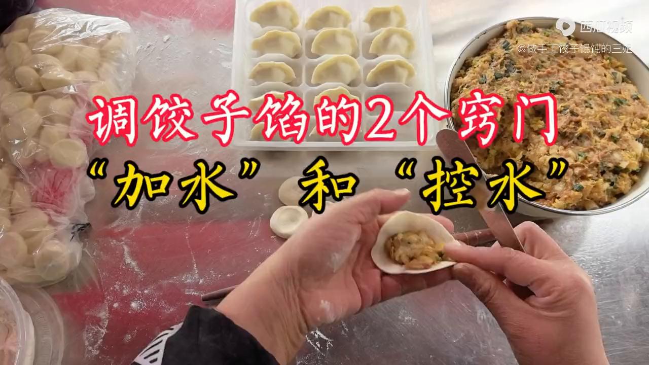 调饺子肉馅放错了放上醋怎么处理,调饺子馅料水放多了怎么补救