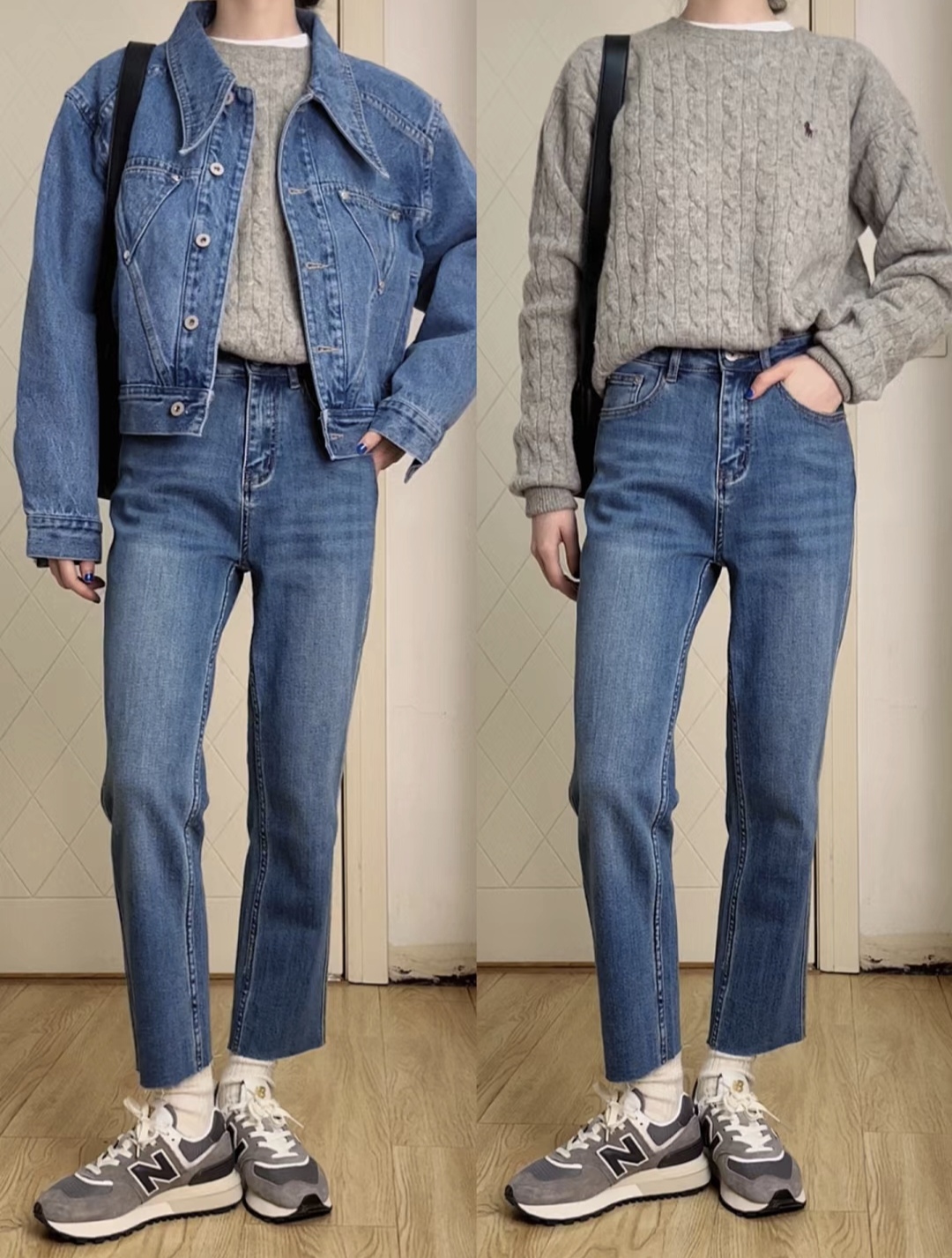 男装牛仔外套搭配什么裤子,牛仔外套搭配什么裤子好看