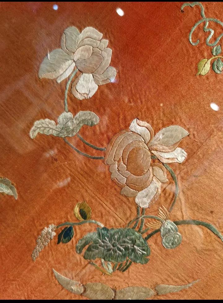 私人珍藏绣品图片大全,苏绣100幅精品老绣品