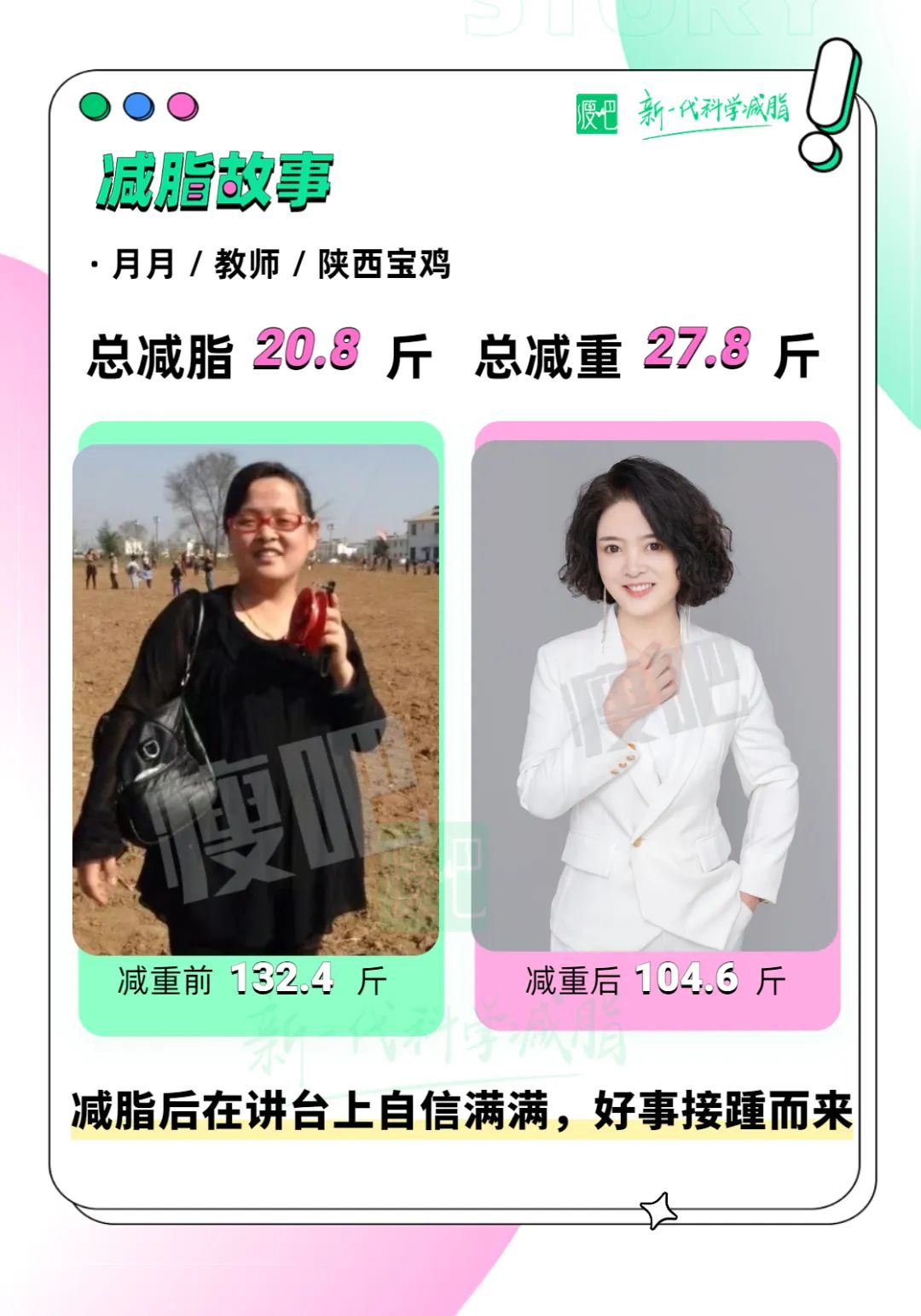 从小胖到大怎样减肥？产后肥胖怎么办？减肥成功案例