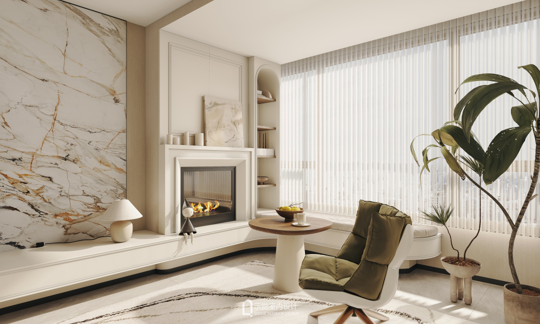 示觉设计|170㎡中粮瑞虹海景壹号,自然系轻法柔和私宅