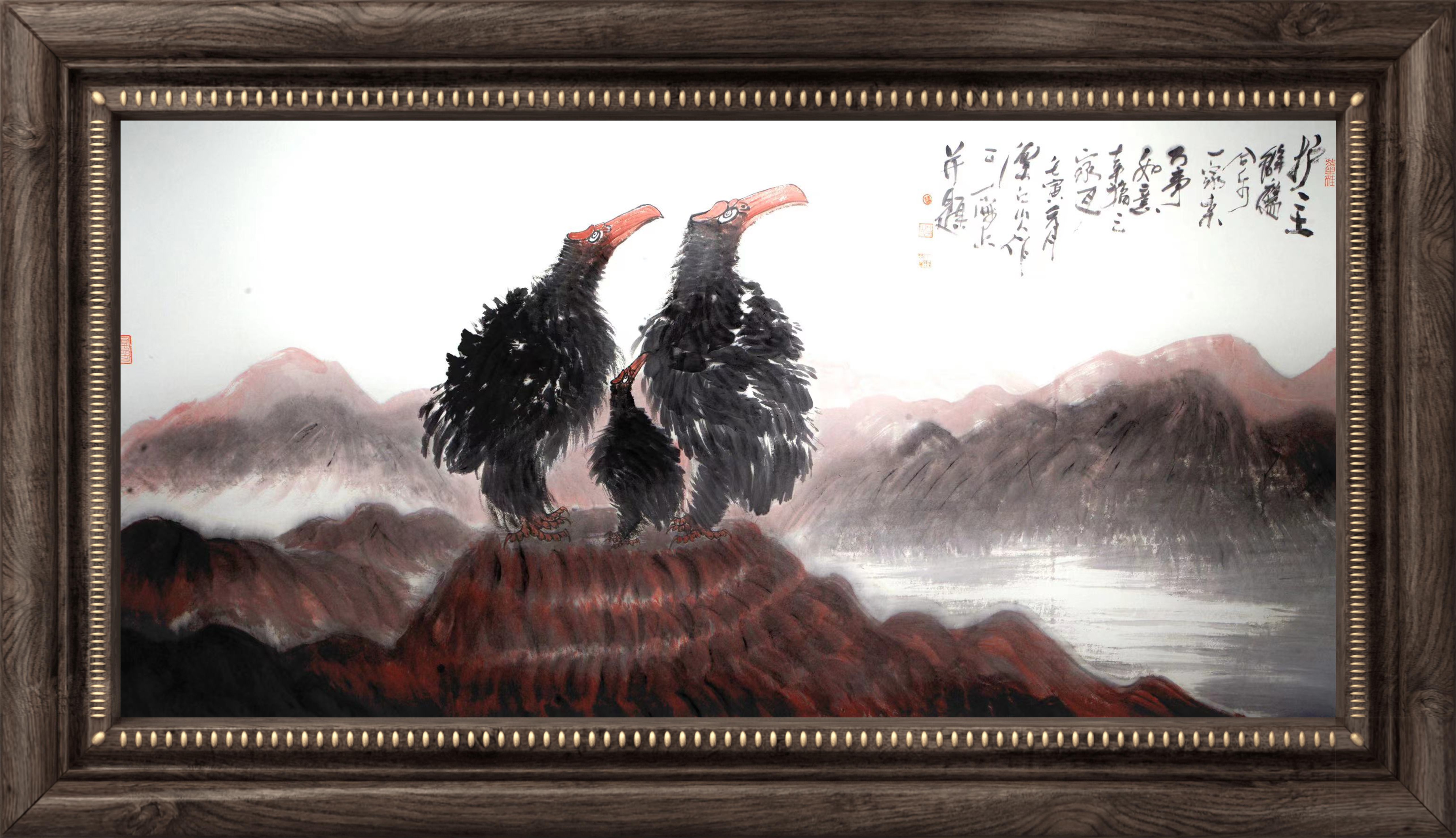 画家朱祖国作品集,书画家朱祖国的指墨画