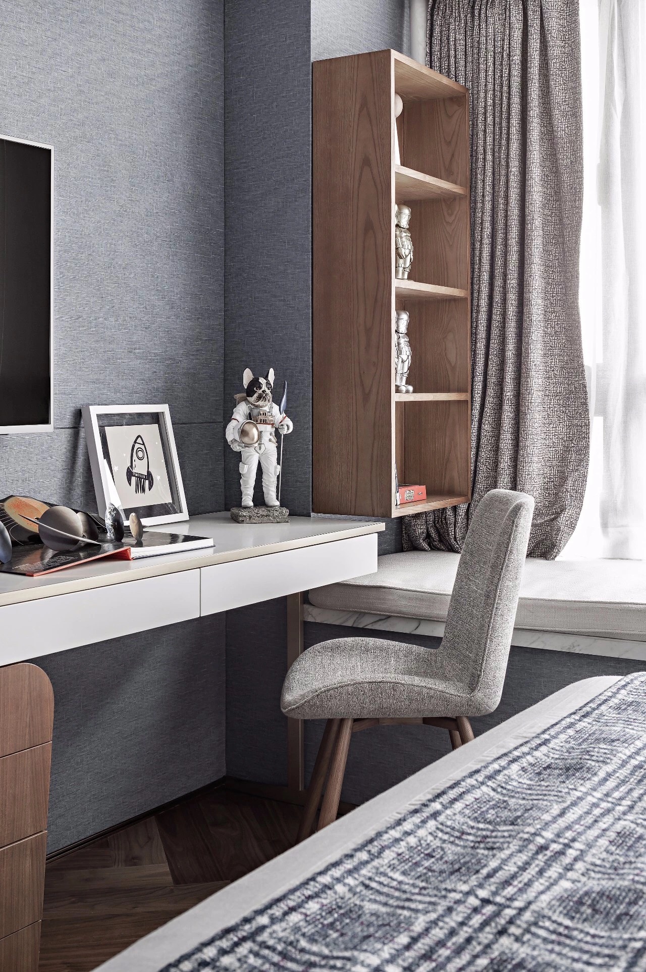 2019卧室飘窗设计获奖图片,卧室飘窗最新款最时尚设计