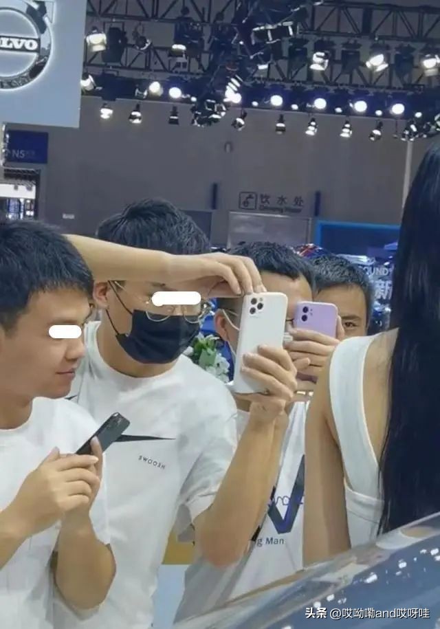 车展女模,女模车展骂记者