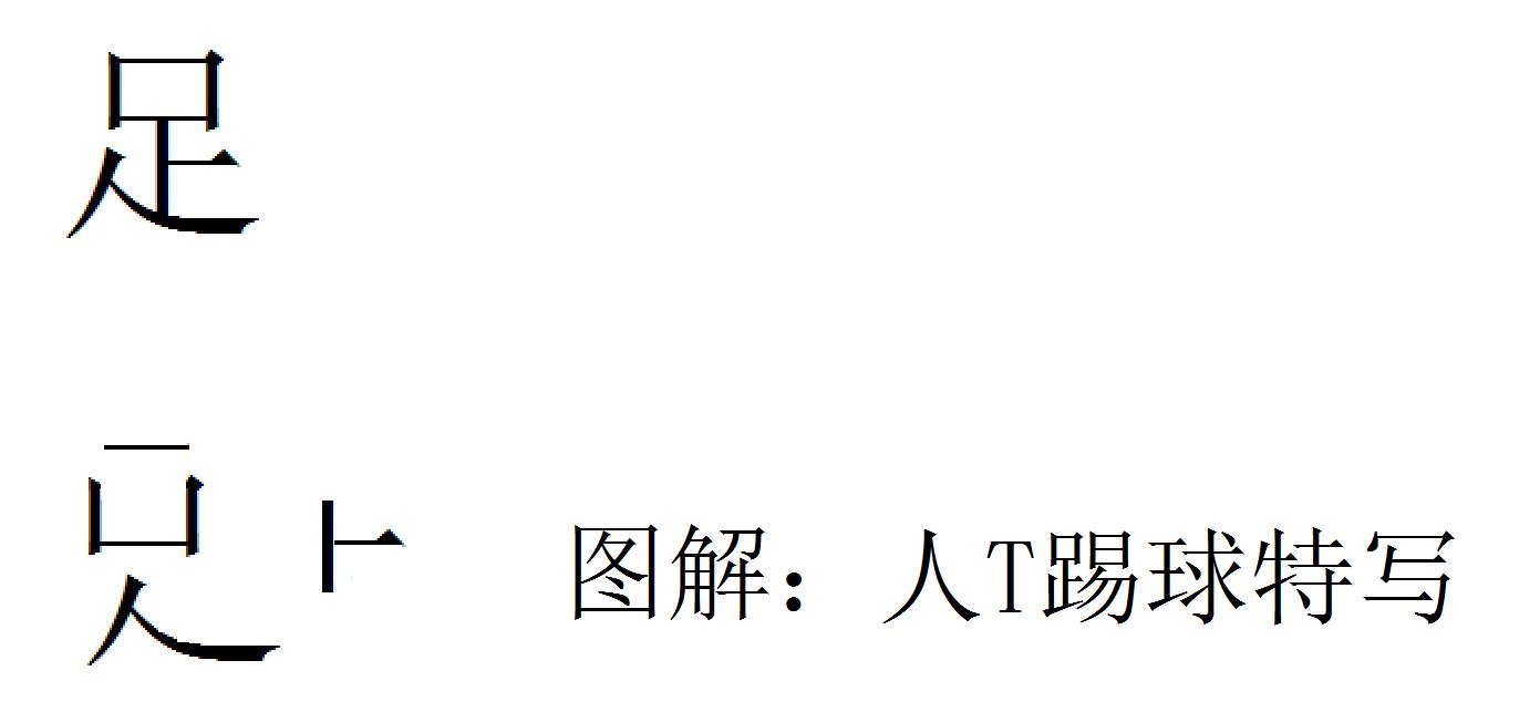 巧解汉字，关爱中国足球，知足常乐。