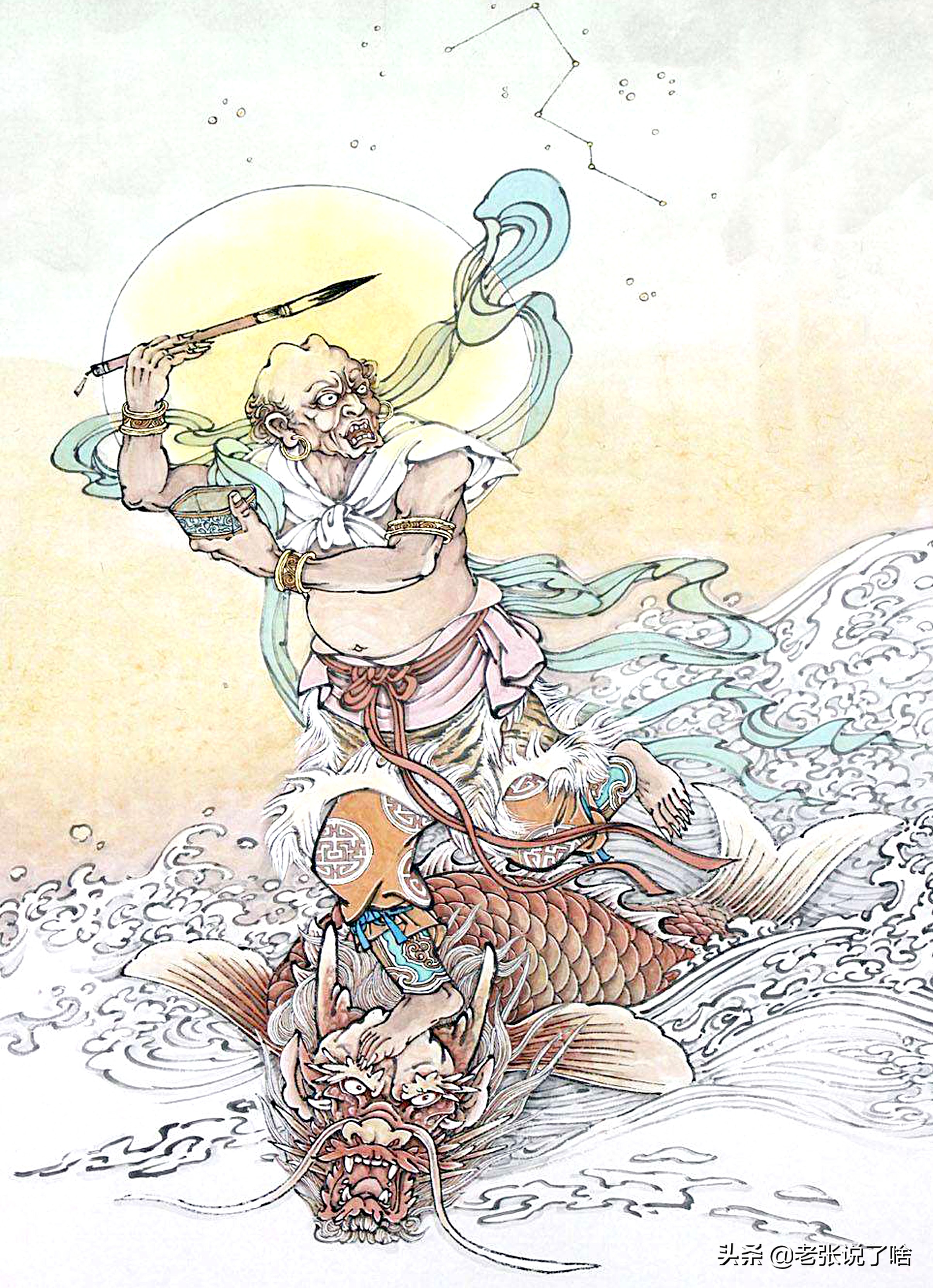 文昌帝君和魁星祝学子们金榜题名,文昌贵人祝学子们金榜题名