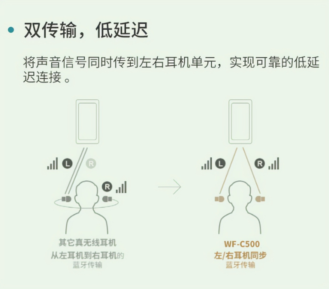 更适合年轻人的多彩外观索尼WF-C500真无线耳机体验评测