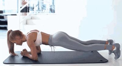 平板支撑一招搞定,各种明星平板支撑视频