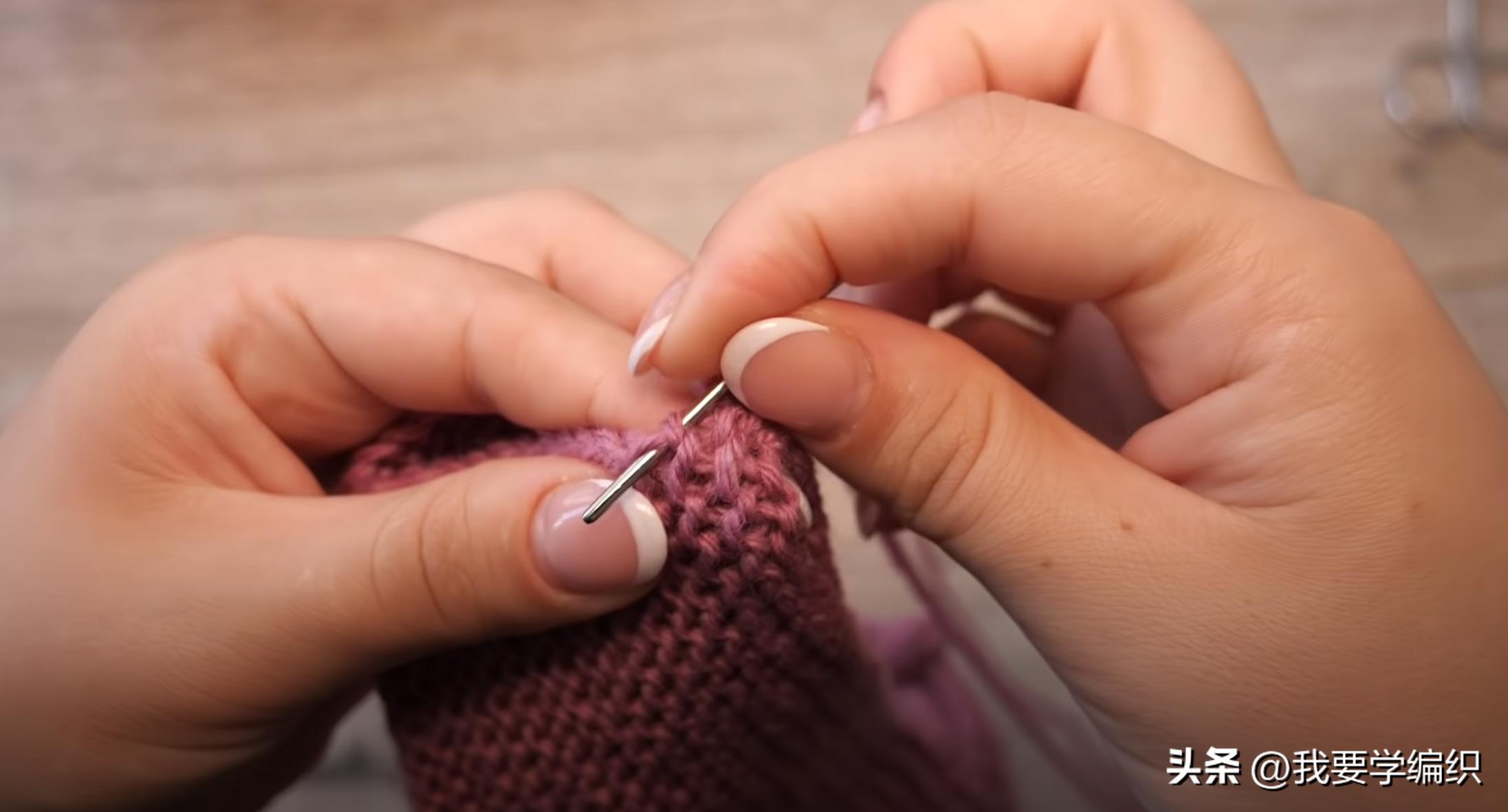 轻松编织一片式地板袜,最简单的一片式地板袜