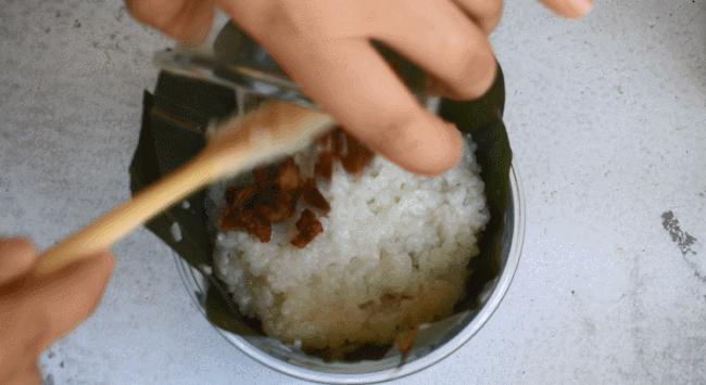 手残党怎么包四角粽子,六个月以上宝宝粽子做法