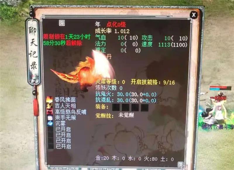 大话西游2点化成功,大话西游2一转没技能