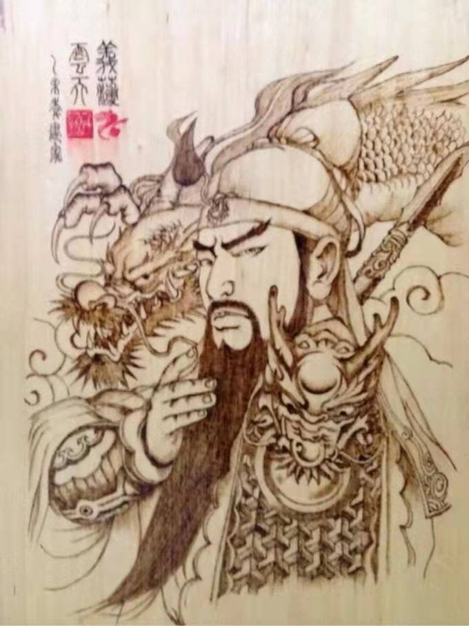 传承中国传统非遗烙画,非遗烙画100幅