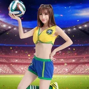 各国足球拉拉队美女服装,女足球拉拉队图片