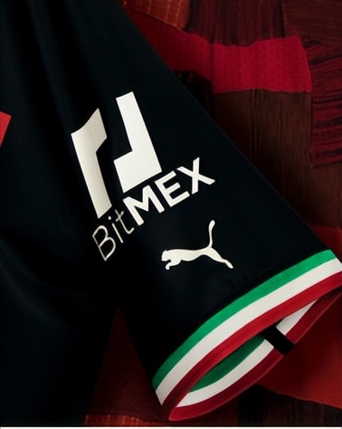 ac米兰队服puma,米兰红黑队服