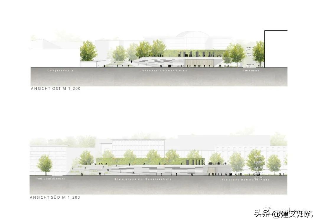 kadawittfeldarchitektur赢得萨尔布吕肯会议中心（MKK）设计竞赛