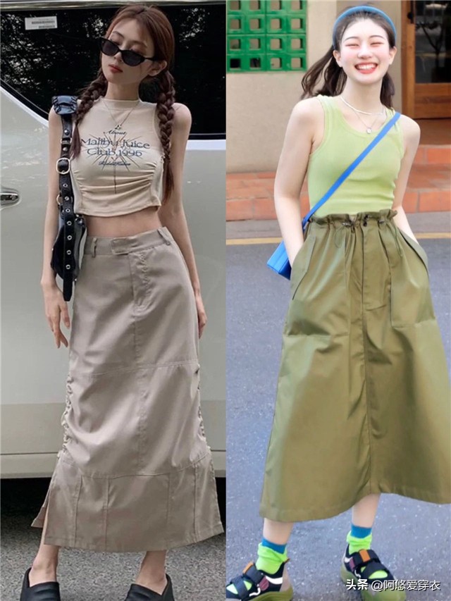 今年流行的休闲运动裙,休闲套装运动裙洋气减龄时髦短裙