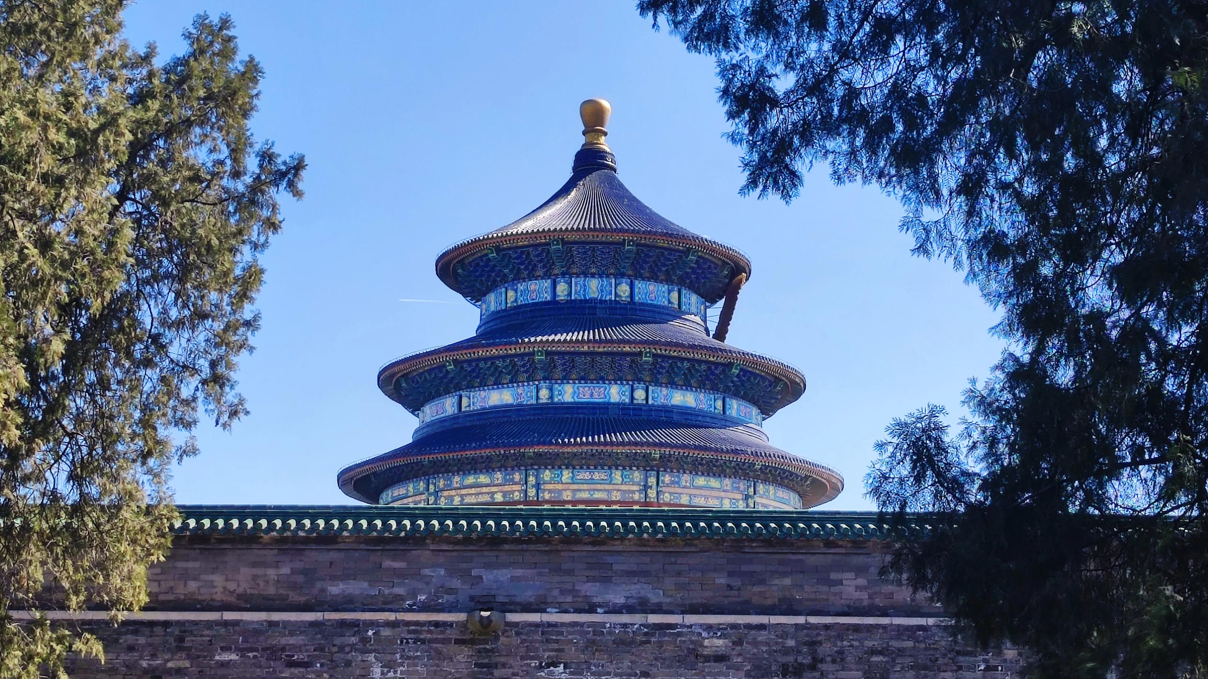 中国现存最大的古代祭祀性建筑群,古代祈年殿建造