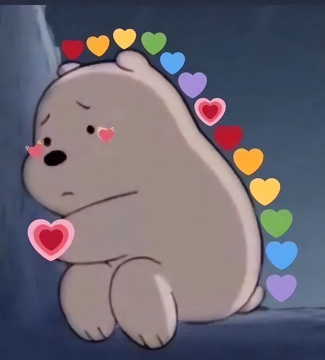 爱心中枪表情包,爱心表情包教程