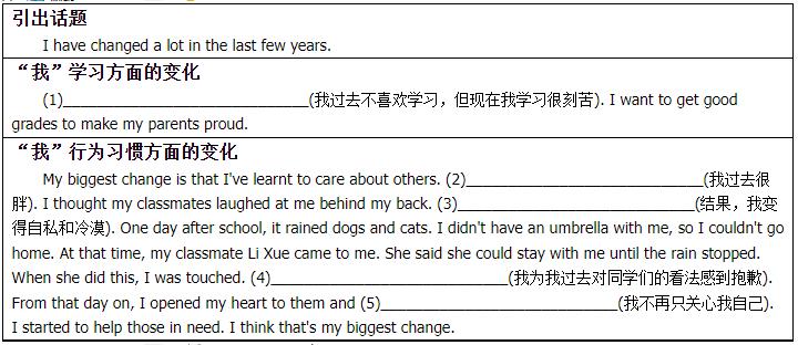 初中英语写作教学心得,初中英语写作指导与训练答案