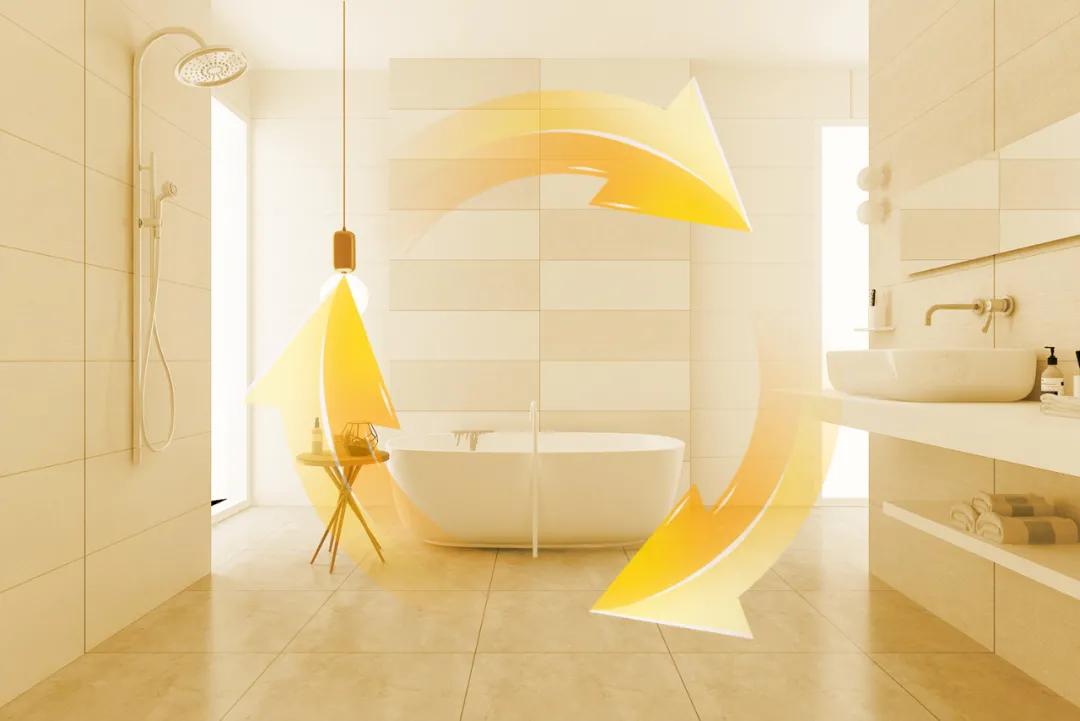 浴室暖风机温控器测量,浴室温度传感器控制器