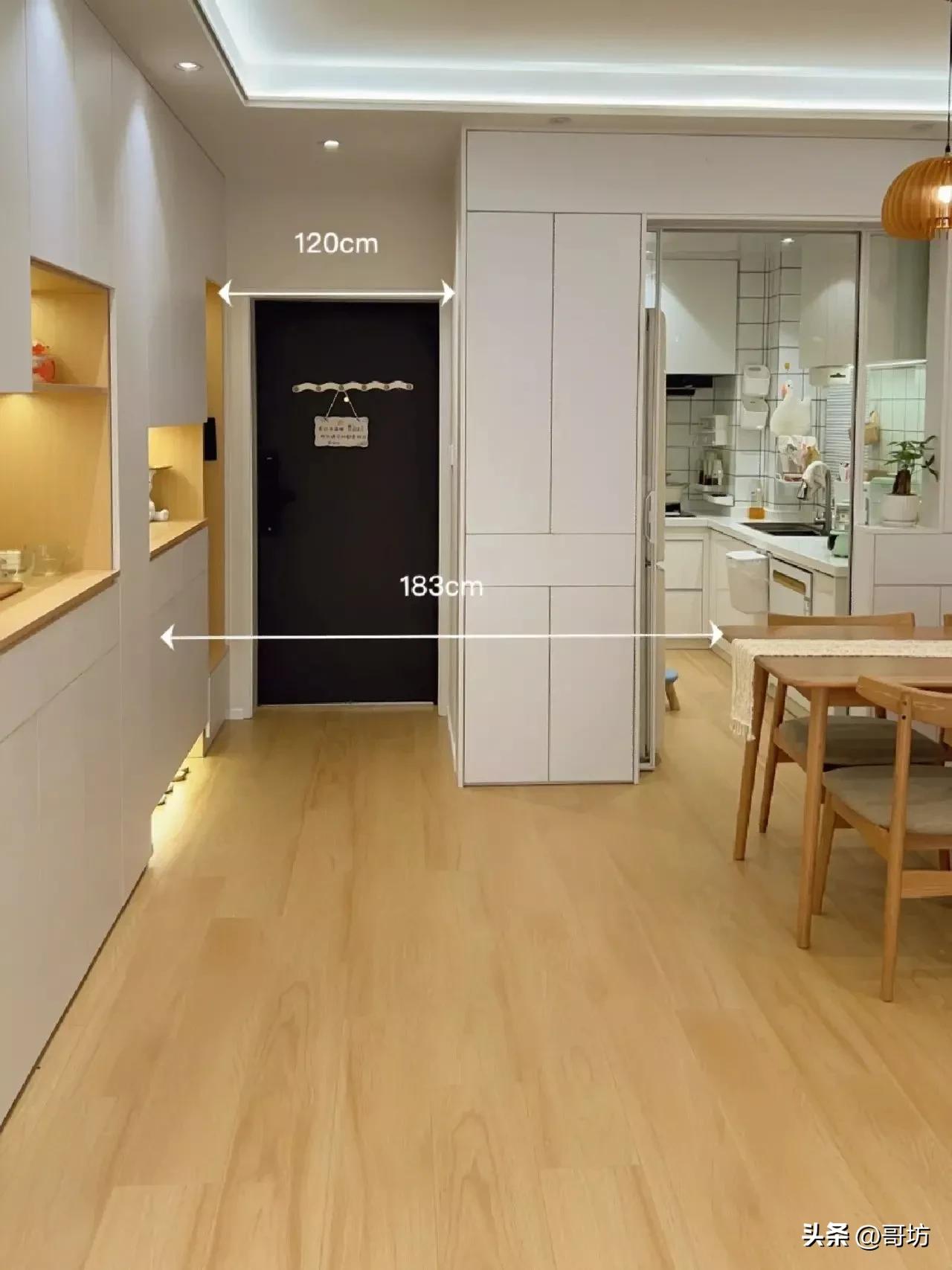 客厅长4.6米放多大尺寸电视柜,满墙电视墙柜最新款尺寸图