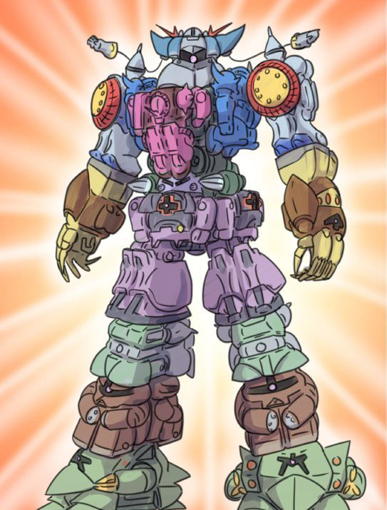 合体高达概念设计图,无限正义高达和哪个高达可以合体