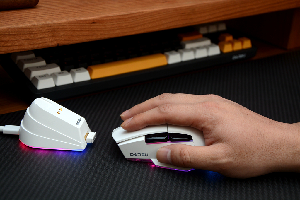 达尔优釉下青a950鼠标评测,达尔优a955鼠标有延迟吗