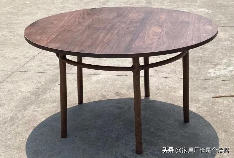 最简单的实木大圆餐桌,中式小户型长方形实木餐桌最新款