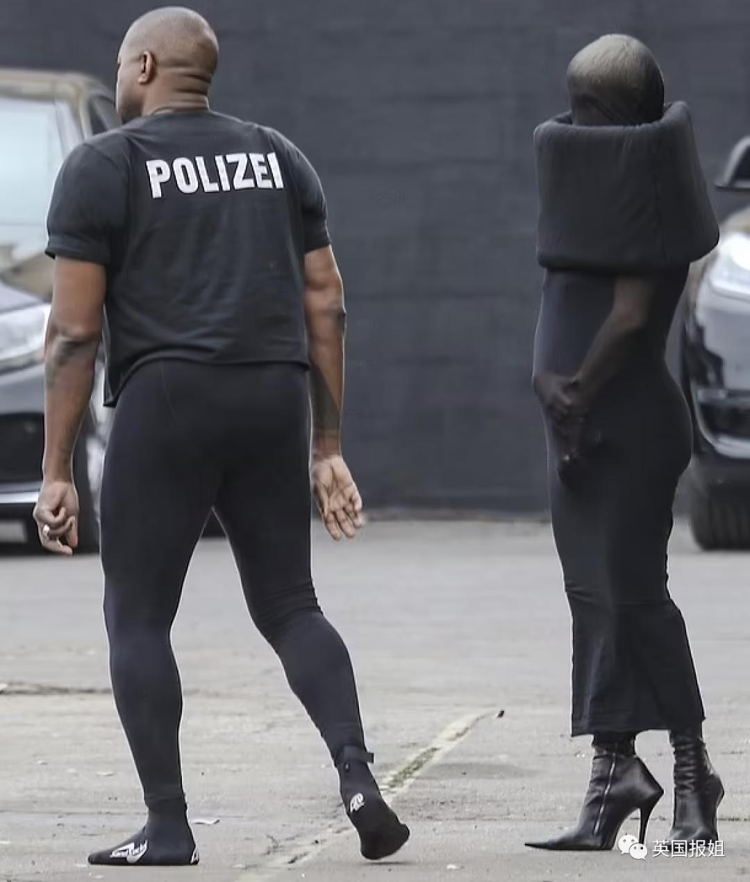 侃爷妻子bianca怪异穿搭,侃爷妻子黑色蚕蛹装