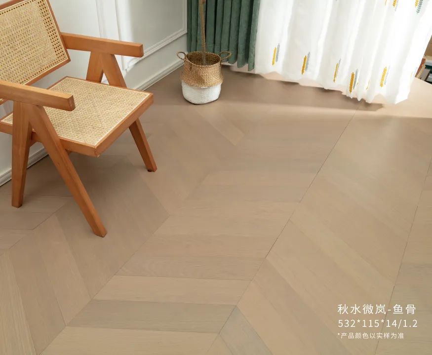 鱼骨木纹砖的奶油风,鱼骨原木奶油风