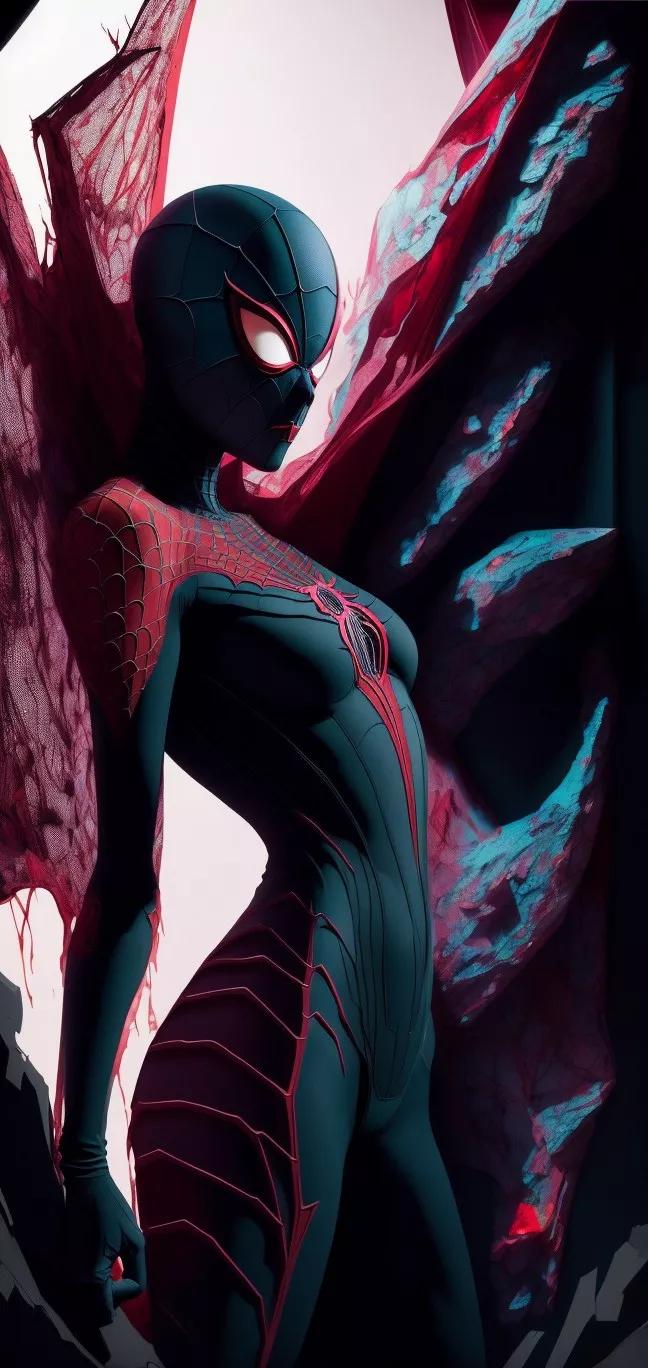 ai绘画日记,二次元动漫美图壁纸蜘蛛侠