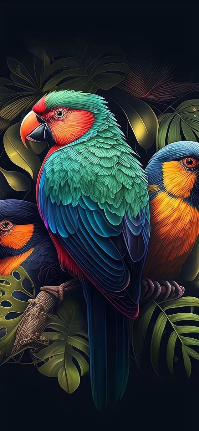 鲜艳色彩拼图手机壁纸,色彩堆叠手机壁纸