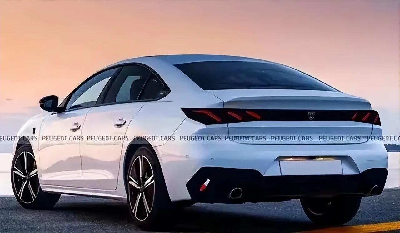 新款标致508取消黑色,标致新款508实车现身街头