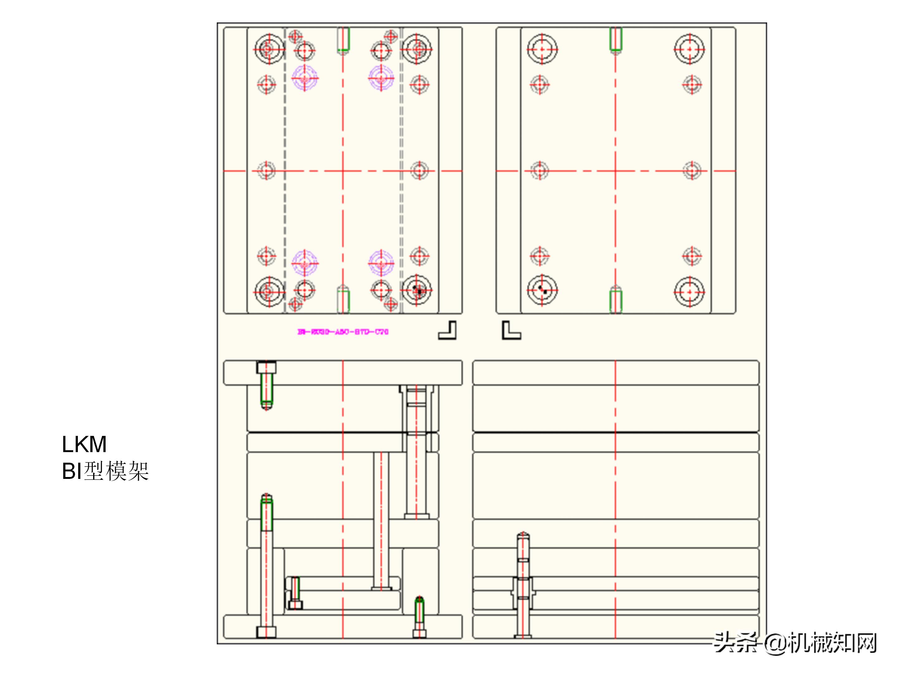 注塑模具结构100例,注塑模具典型结构各个零件作用