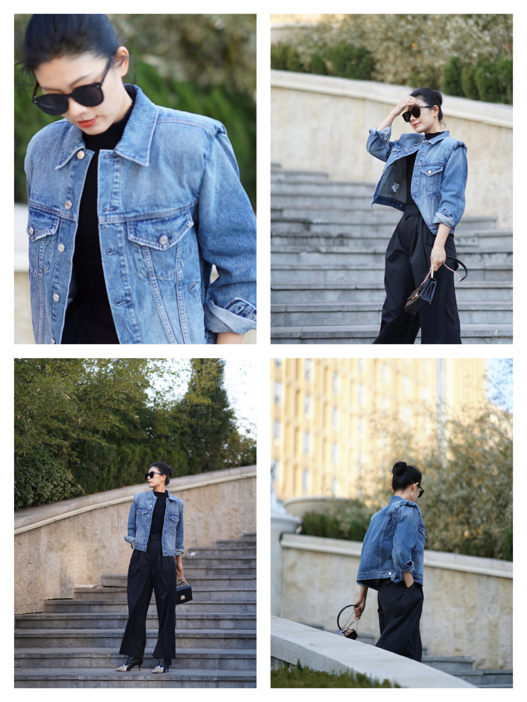 充满春天气息的穿搭,穿搭色彩的变化也在慢慢唤醒春天