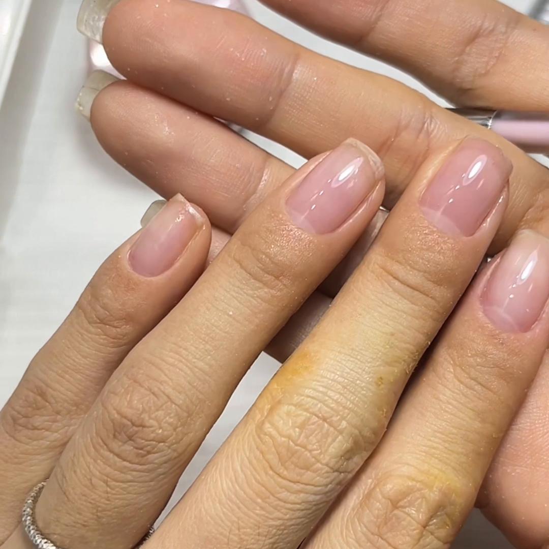 新手美甲入门教程原甲,美甲基础修甲教程初学者