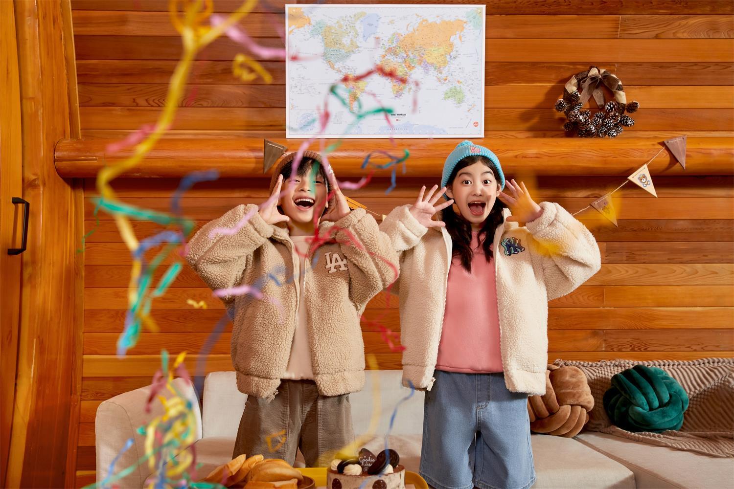 mlb女童装潮款高级感,潮流色彩拼图解锁潮童秋冬密码