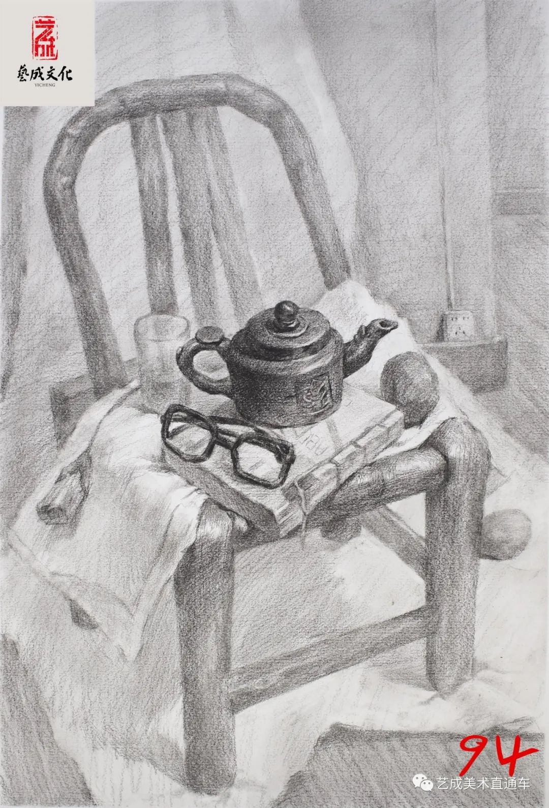 万人联考一模2024素描高分,一模静物素描高分卷