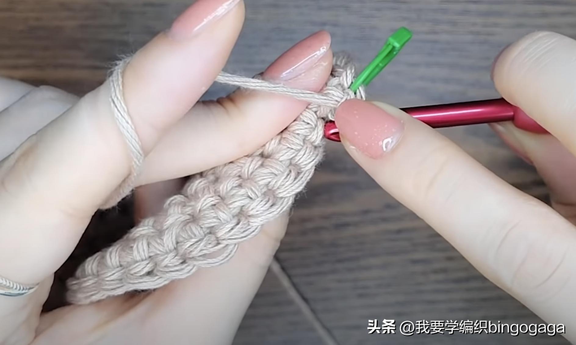 百搭时尚美人包编织教程,祖母方格包包的编织教程