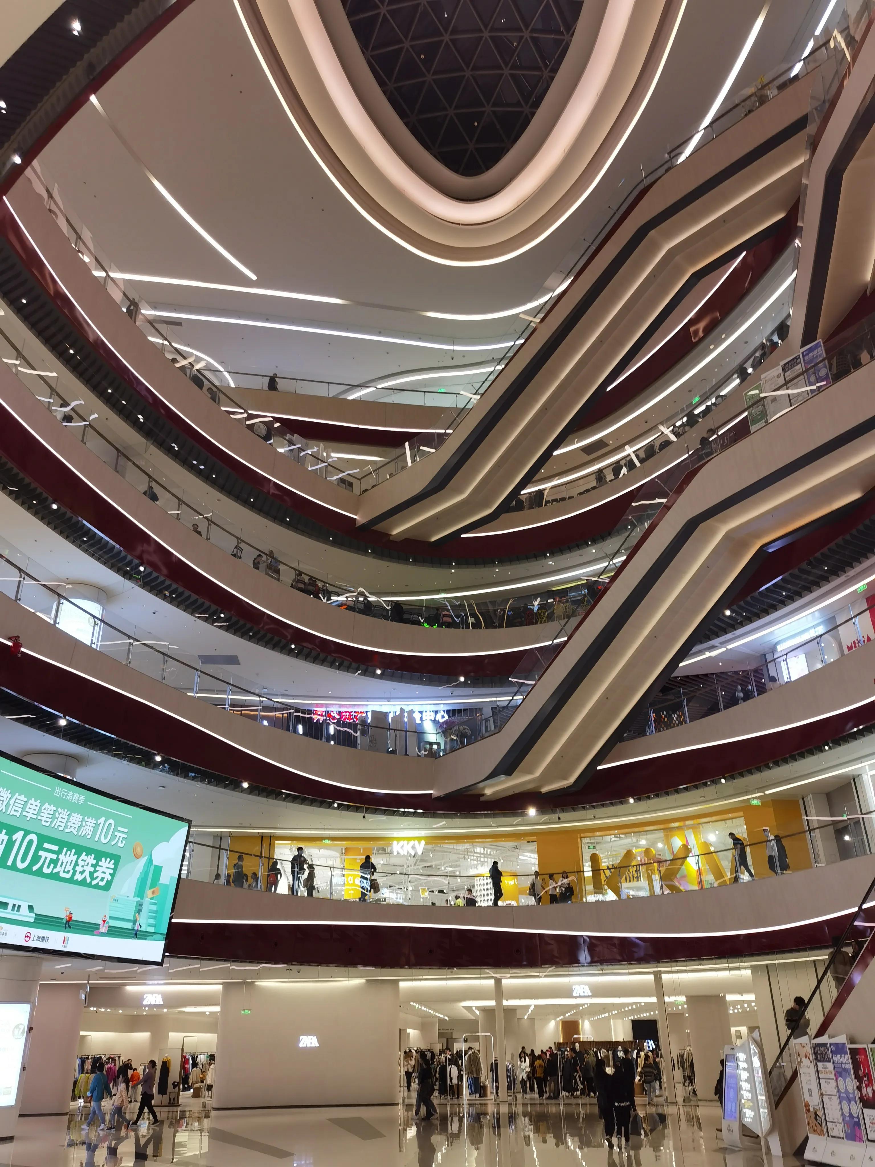 上海闵行区虹桥天街购物中心,去上海必打卡的购物中心