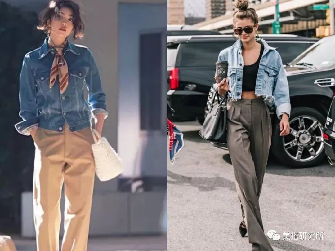 复古牛仔衣搭配什么裤子好看,复古牛仔衣搭配什么裤子