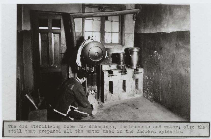 老弋矶山医院建院之初的样貌