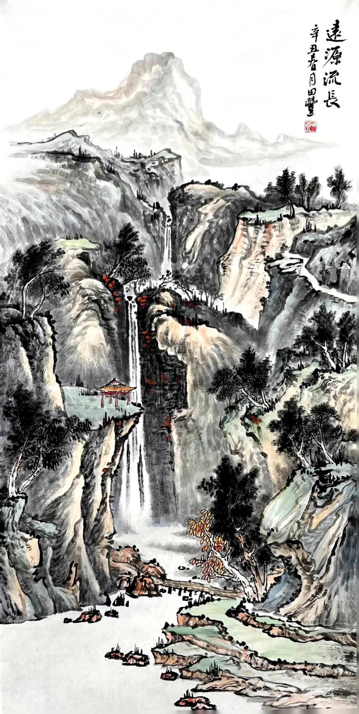 田丰画家作品直播间,田秋丰珠海书法