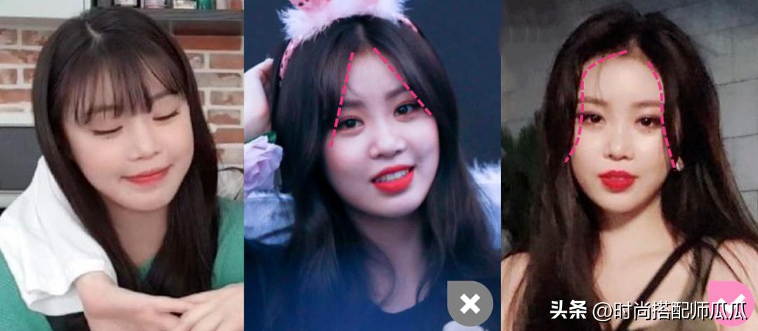 圆脸的女生适合直发吗,圆脸能留黑直发吗