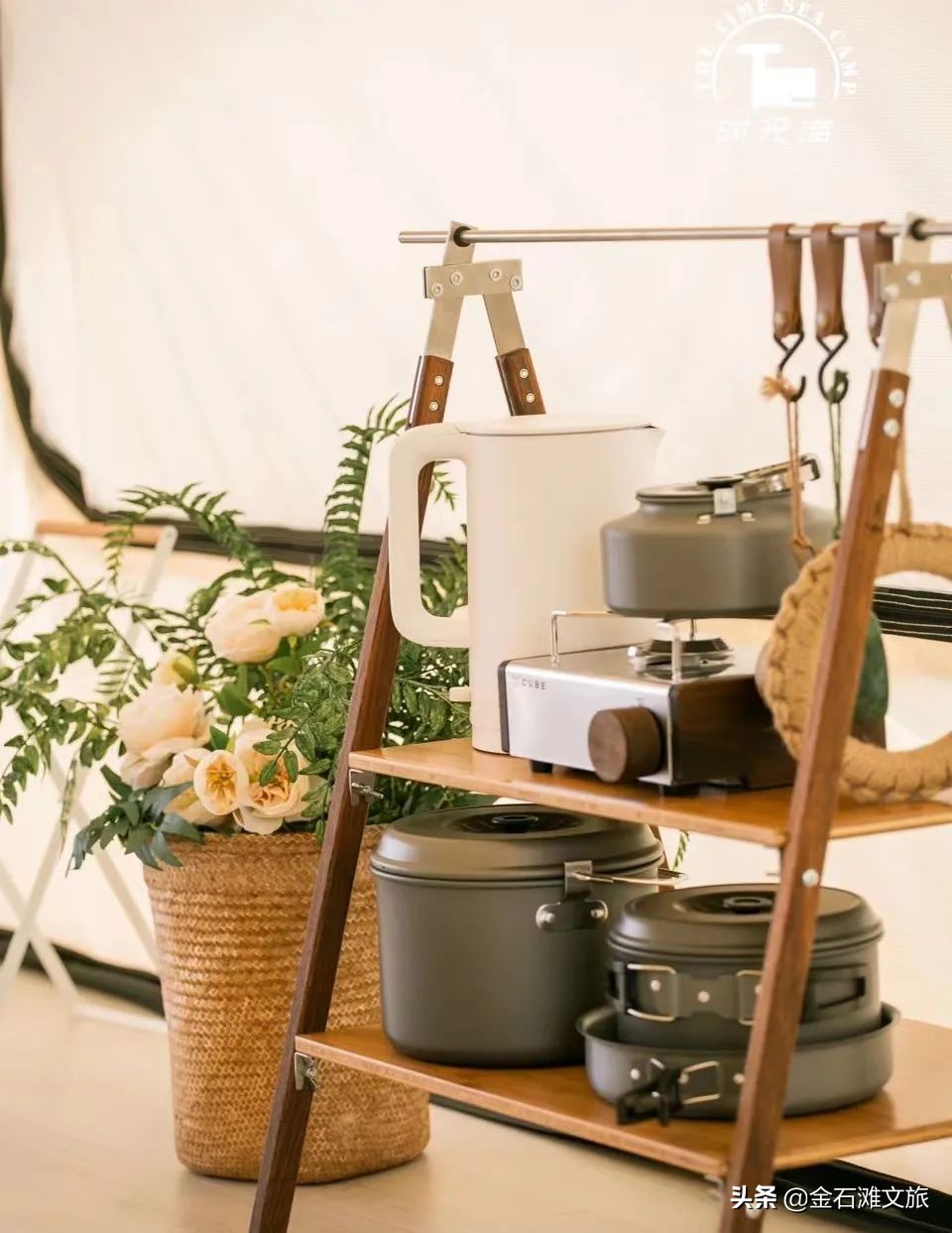 在金石滩时光海格调营地枕着星空入眠！