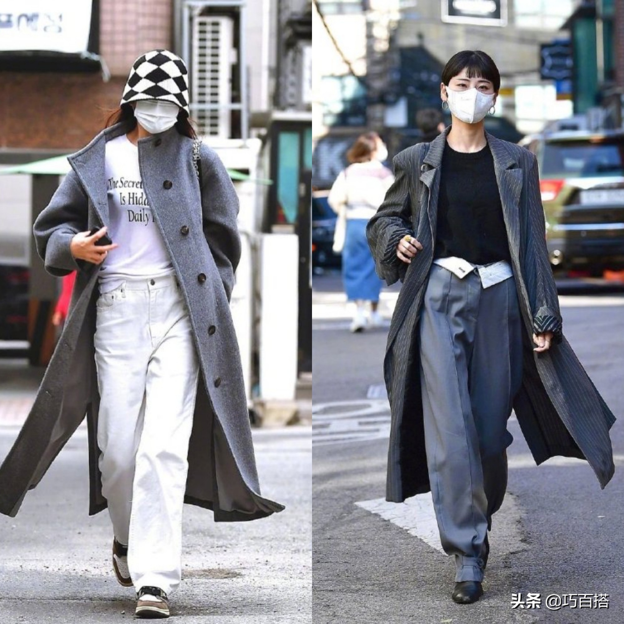 韩国素人的穿搭,韩国素人冬天穿衣搭配