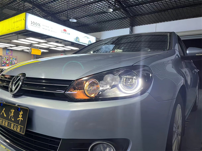 高尔夫6大灯太暗怎么办,高尔夫6倒车灯太暗