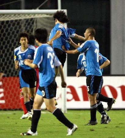 大羽进球庆祝,帽子戏法比赛进球